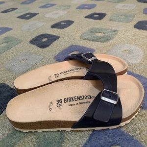 Black Birkenstock Madrid Sandals